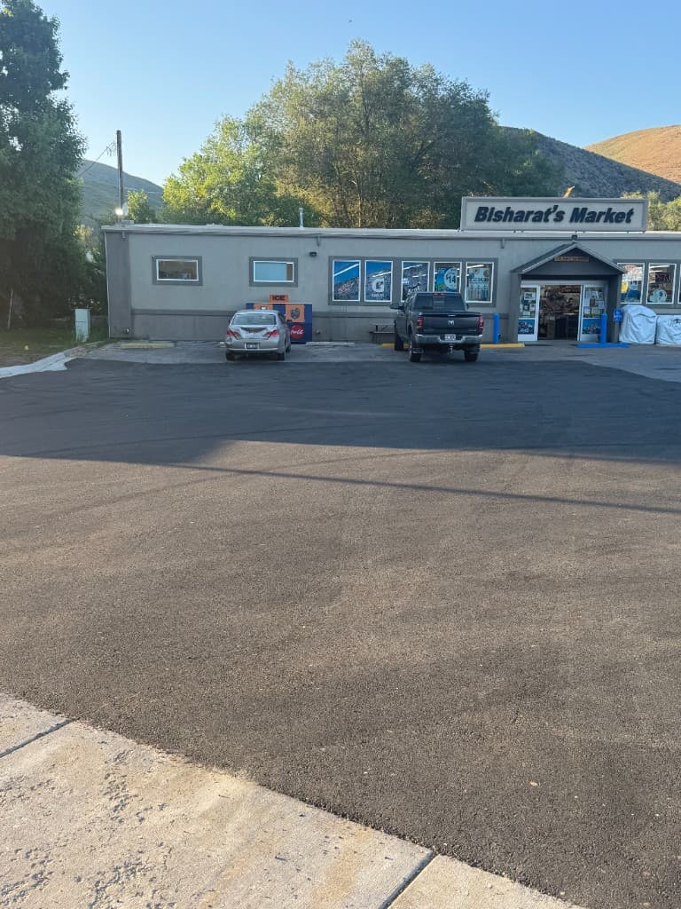 Residential driveway to garage